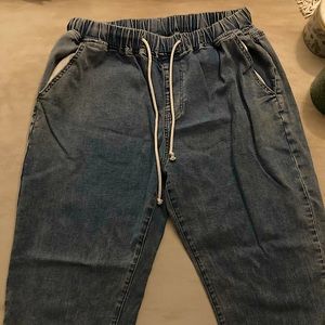 Generic Drawstring Waist Jogger